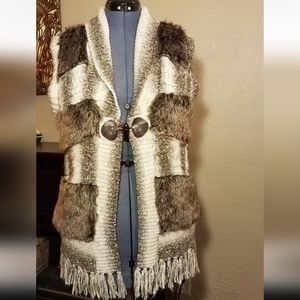 Cynthia Rowley sweater vest SZ.S NWT